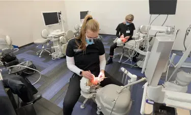 Dental Hygienist in Dental Hygiene School